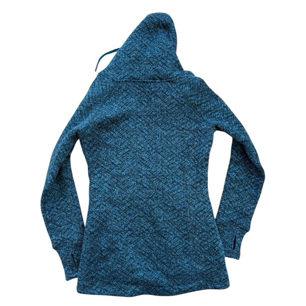 Title Nine "Offsite" Synergy Cowl Neck Pullover Blue, Xs View 2